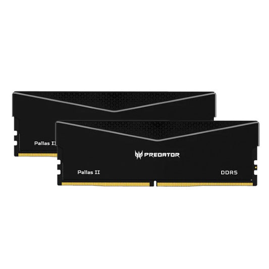 PREDATOR PALLASII DDR5 HEATSINK U-DIMM 6000MHZ 64GB (32GB*2) BLACK BL.9BWWR.436