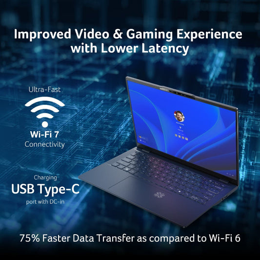ACER SWIFT 14 AI INTEL CORE ULTRA 5 226V PROCESSOR (WINDOWS 11 HOME + MS OFFICE/16 GB/ 512 GB SSD) STEAM BLUE, SF14-51, 35.56 CM (14.0") WUXGA OLED DISPLAY