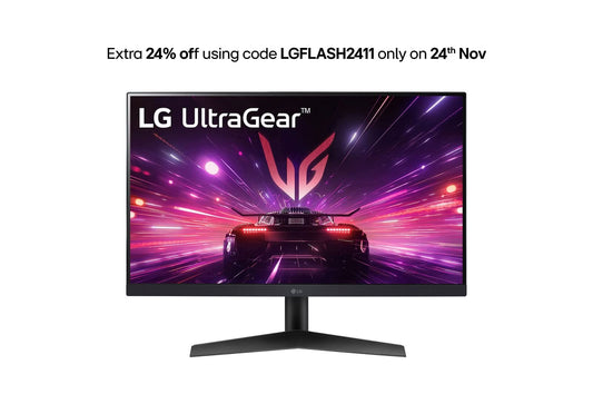 LG 24GS60F-B UltraGear 23.8 Inch Full HD IPS Gaming Monitor