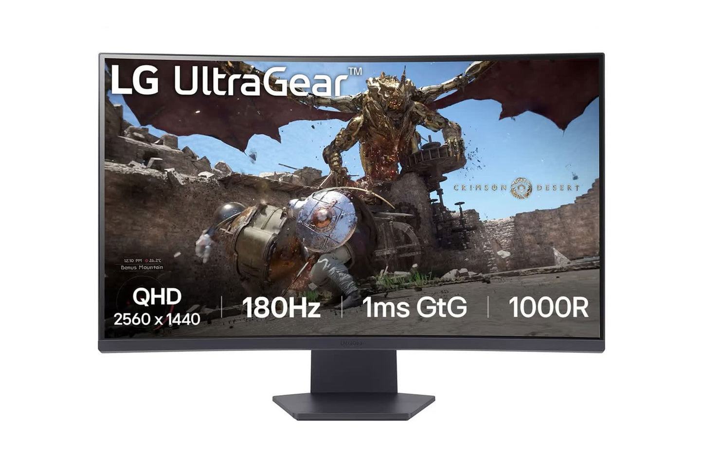 LG UltraGear 32GS60QC 32 inch  Curved Gaming Monitor