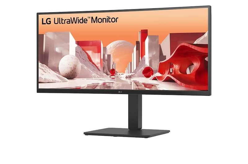 LG UltraWide 34BA75QE-B 34 Inch WQHD Curved IPS Monitor