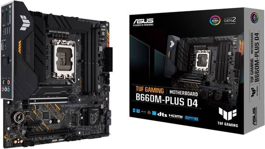 ASUS TUF GAMING B660M PLUS DDR4 INTEL LGA1700 MOTHERBOARD