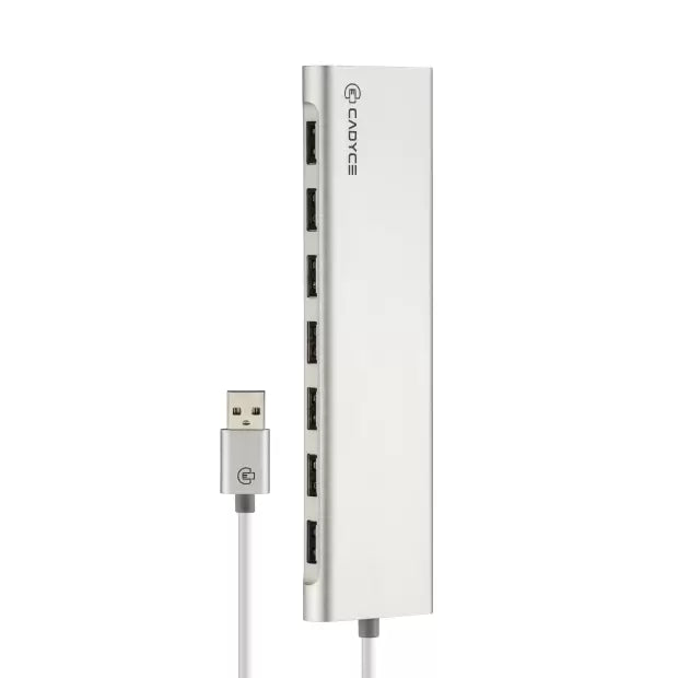 Cadyce USB 2.0 4-port Hub  (With Power Adapter)