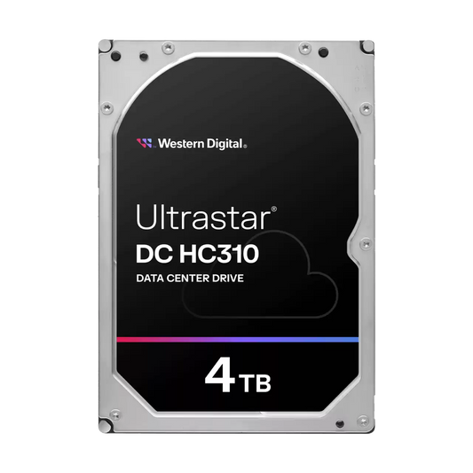 WESTERN DIGITAL 4TB ULTRASTAR DC HC310 SATA HDD - (HUS726T4TALA6YZ)