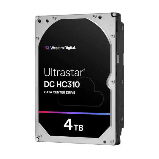 WESTERN DIGITAL 4TB ULTRASTAR DC HC310 SATA HDD - (HUS726T4TALA6YZ)
