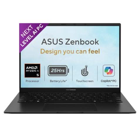 ASUS Zenbook 14 UM3406GA-QL119WS,  Ryzen AI 5 430, 16GB, 1TBSSD, AMD Radeon Graphics, 14 inch OLED Touch FHD, Windows 11 Home, Office Home 2024, M365 Basic, 1 Year, Black