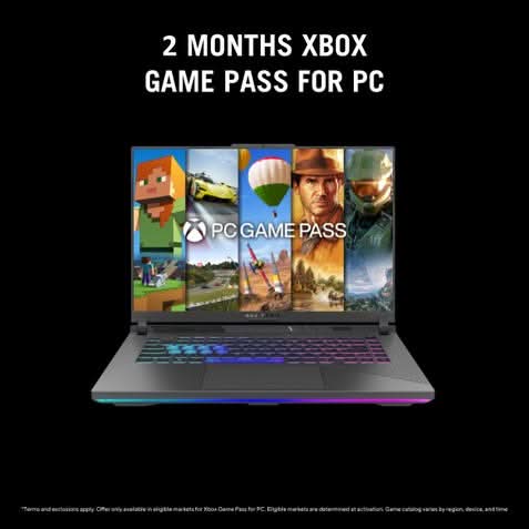ASUS ROG Strix G16 G614PM-TS219WS, AMD Ryzen 9 8940HX, 16GB RAM, 1TB SSD, 16 inch 2.5K resolution, Windows 11 Home, Office Home 2024, M365 Basic- 1 Year Validity , Gaming Laptop, 1 Year(s) Warranty, GREY