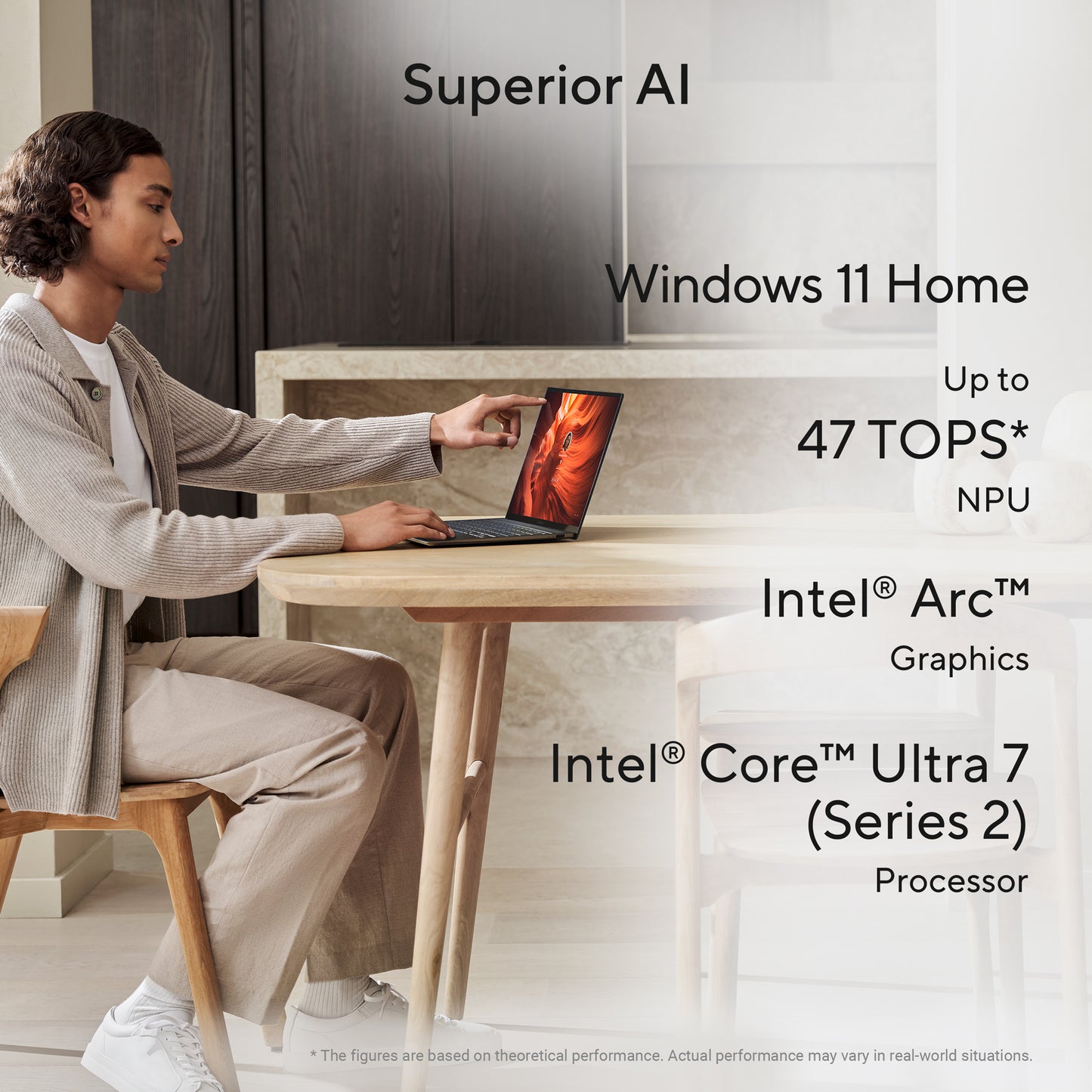 ASUS Zenbook S 14 OLED, Intel AI Powered Laptop, Intel Core Ultra 7 256V (16GB/512GB/Intel Arc Graphics/14.0 inch 3K/Windows 11 Home) UX5406SA-PV356WS