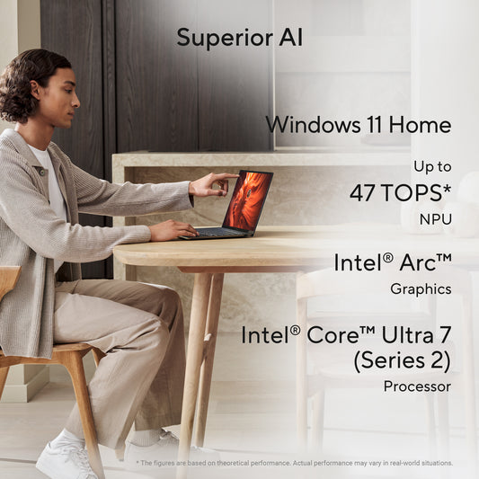 ASUS Zenbook S 14 OLED, Intel AI Powered Laptop, Intel Core Ultra 7 256V (16GB/512GB/Intel Arc Graphics/14.0 inch 3K/Windows 11 Home) UX5406SA-PV356WS