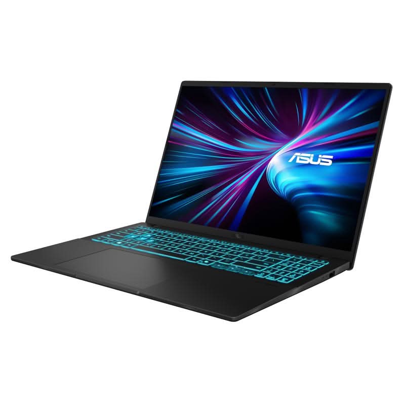 ASUS Gaming V16, Gaming Laptop, Intel Core 5 210H, 16GB, 512GB SSD, GeForce RTX 3050-6GB GDDR6 Laptop GPU, 16 Inch WUXGA, Win 11 Home, MS Office 2024, Black, V3607VJ-RP134WS