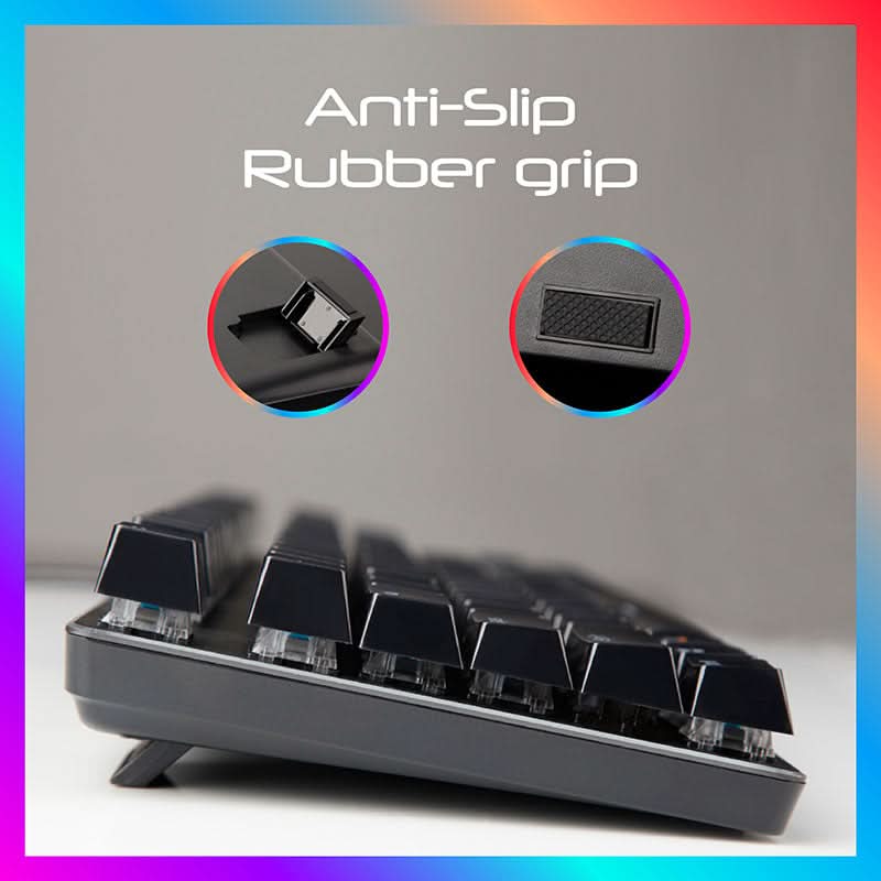 لوحة مفاتيح الألعاب الميكانيكية RAPOO V500 PRO (أسود) - ملحقات Vishal