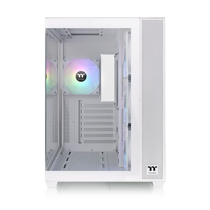 THERMALTAKE VIEW 380 TG ARGB SNOW (ATX) MID TOWER CABINET (WHITE)
