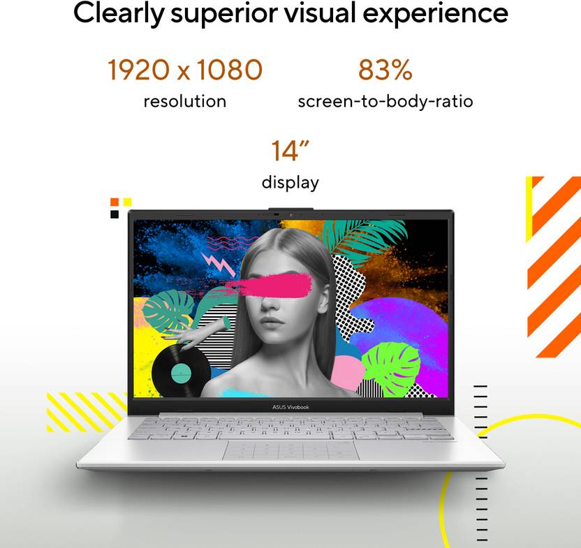 ASUS VIVOBOOK GO 14 AMD RYZEN 5 QUAD CORE 7520U - (16 GB/512 GB SSD/WINDOWS 11 HOME) E1404FA-NK541WS THIN AND LIGHT LAPTOP  (14 INCH, COOL SILVER, 1.38 KG, WITH MS OFFICE)