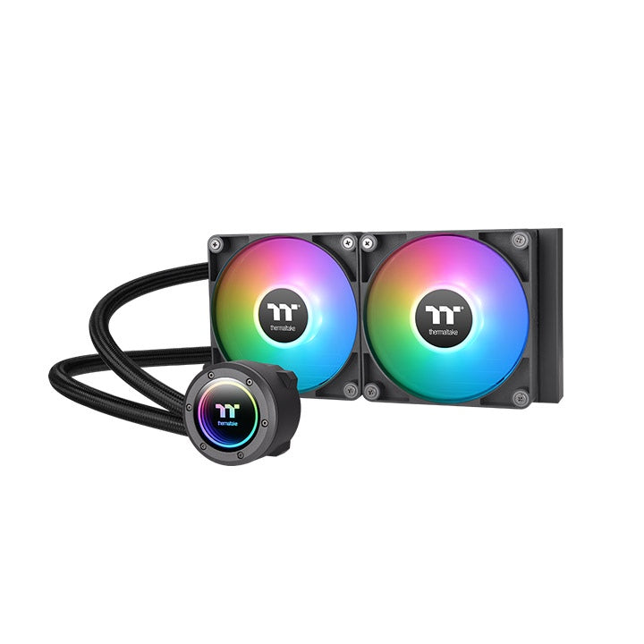 THERMALTAKE LIQUID TH240 V2 240MM ARGB AIO LIQUID COOLER BLACK