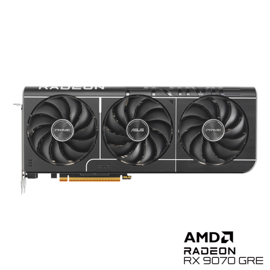 ASUS Prime Radeon RX 9070 GRE OC Edition 12GB GDDR6 Graphics Card