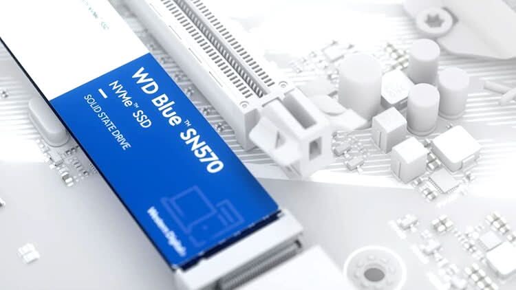 WESTERN DIGITAL 1TB BLUE SN570 NVME M.2 SSD
