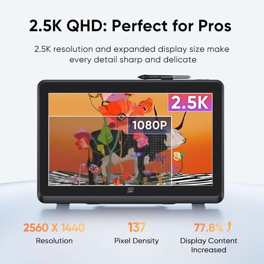 XPPen Artist Pro 22 (Gen2) 2.5K QHD