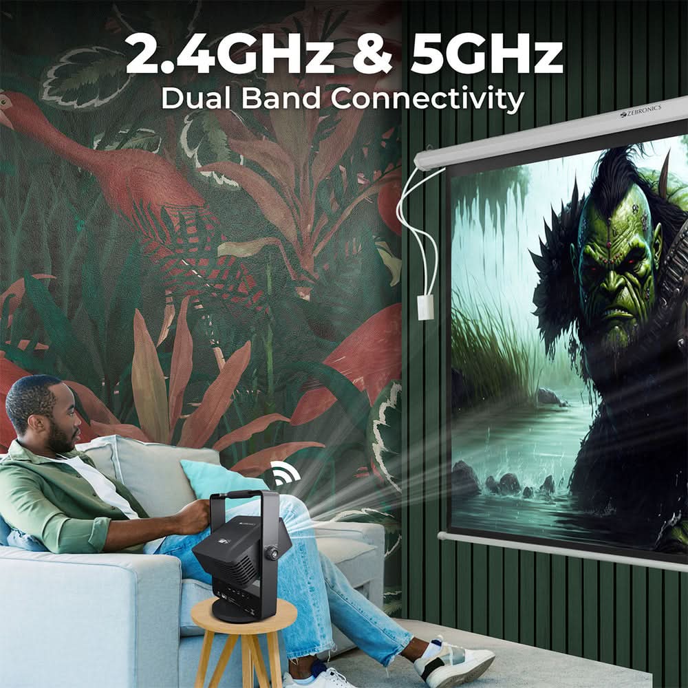 PROJECTOR ZEBRONICS LED PIXAPLAY 29