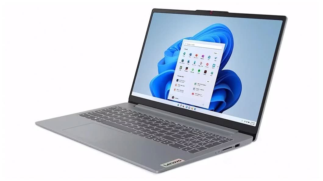Lenovo IdeaPad Slim 3 AMD Ryzen 5 7520U, 16GB, 512GB SSD, Integrated AMD Radeon 610M, 15.6 Inch FHD, Win 11 Home, MS Office 2024, Arctic Grey, 82XQ00W4IN