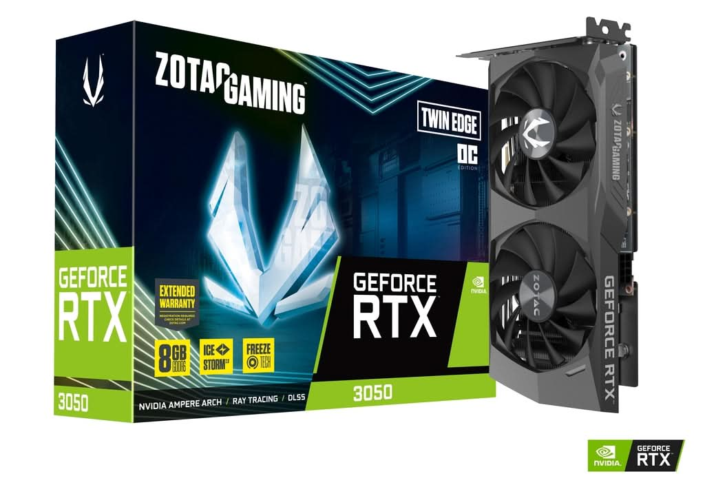 ZOTAC GAMING GEFORCE RTX 3050 TWIN EDGE OC 6GB GDDR6