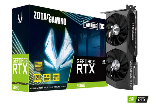 ZOTAC GEFORCE RTX 3060 12GB TWIN EDGE OC GRAPHIC CARD