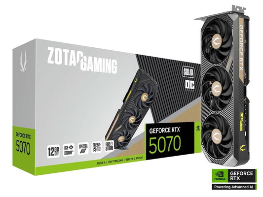 ZOTAC GAMING GEFORCE RTX 5070 SOLID OC