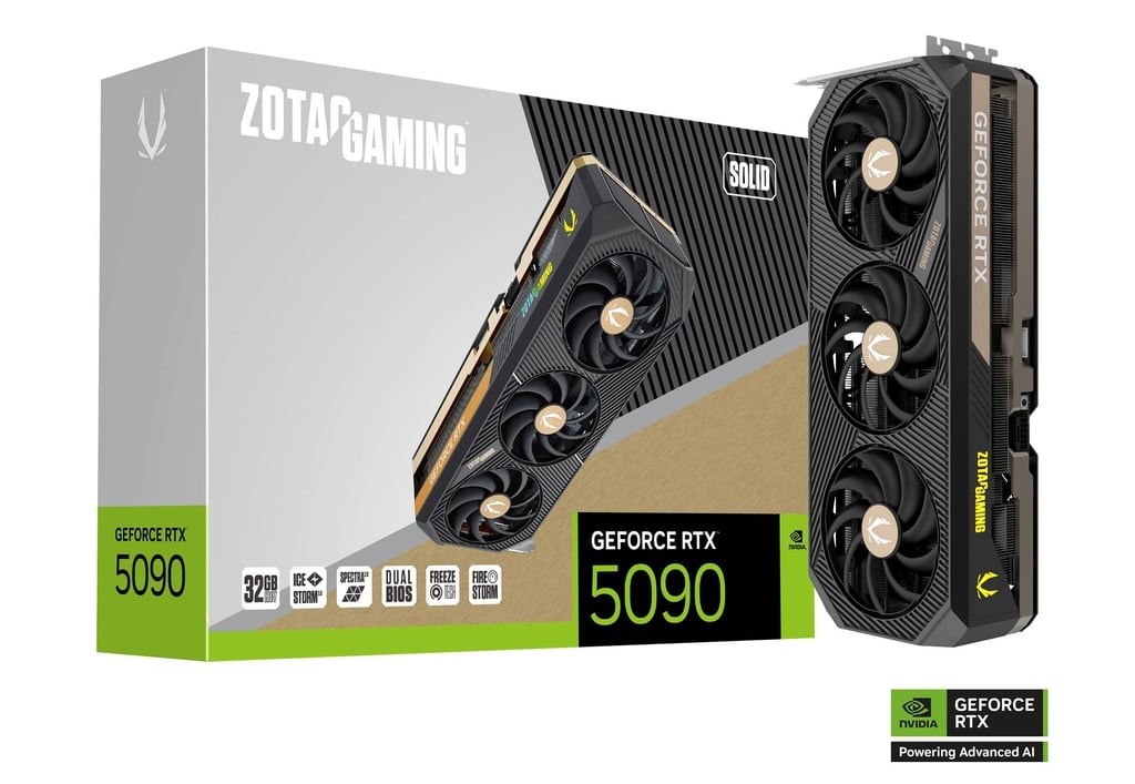 ZOTAC GAMING GEFORCE RTX 5090 SOLID 32GB GDDR7